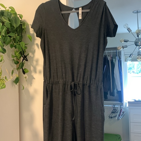 Charcoal Grey Jumpsuit - Picture 4 of 5